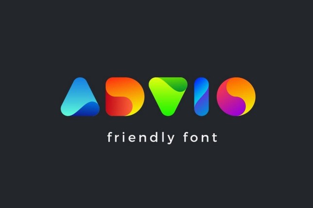 11. Font chữ thiết kế logo Advio