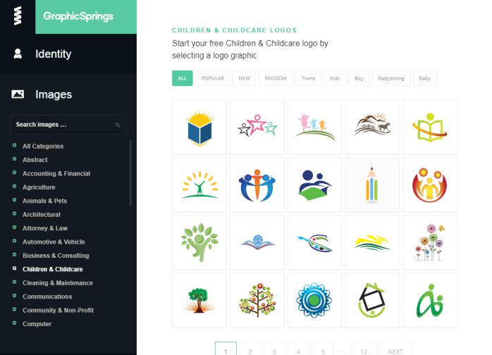 tải phần mềm logo Graphic Spring