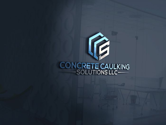 Mẫu logo công ty xây dựng Concrete Caulking