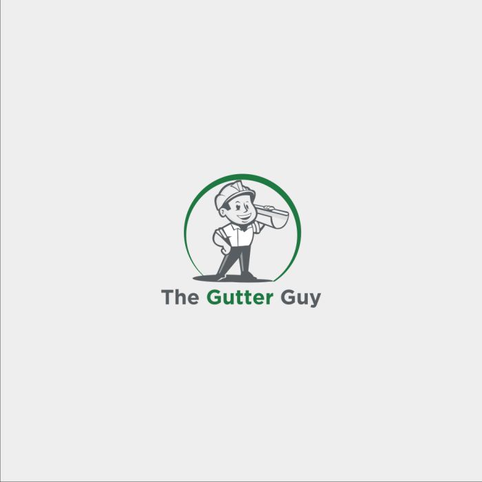 Mẫu logo công ty xây dựng Gutter Guy