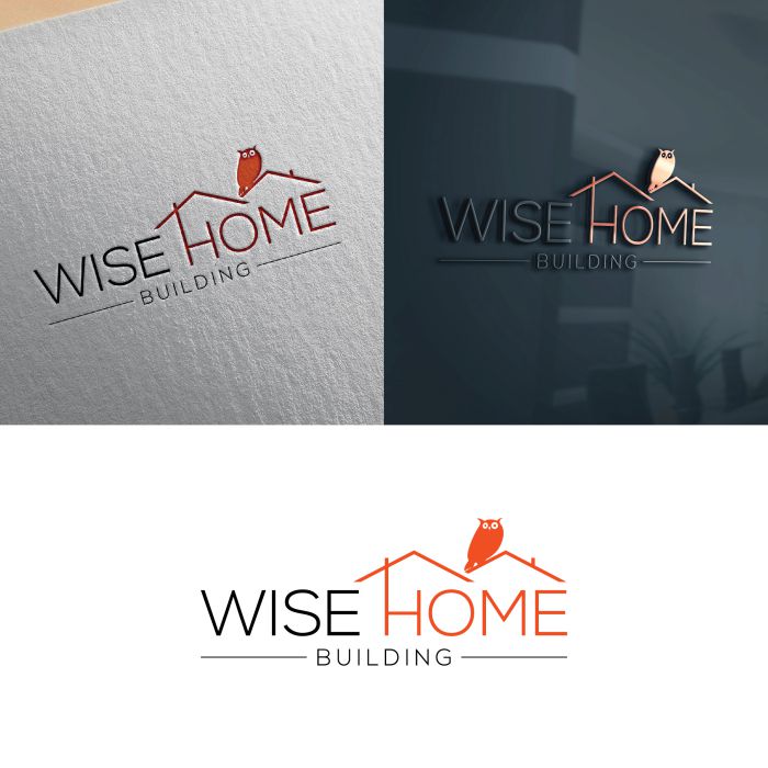  Mẫu logo công ty xây dựng Wise Home