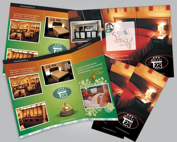 Thiết kế brochure của R23 hotel