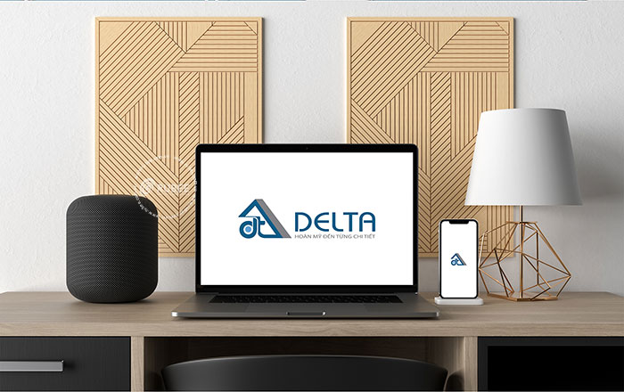Thiết kế logo thương hiệu tủ sắt Delta