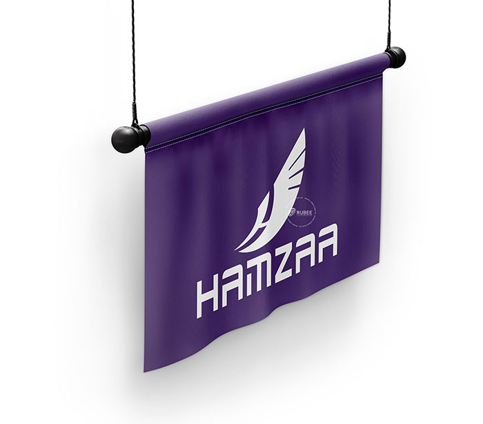Phối cảnh thiết kế logo công ty Hamzaa