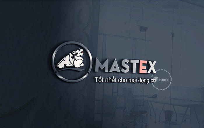 Phối cảnh thiết kế logo dầu nhớt Mastex