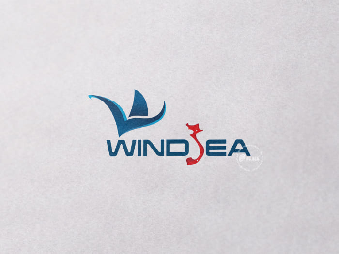 Logo nhận diện thương hiệu du lịch Windsea Việt Nam