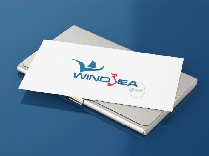 Nhận diện thương hiệu du lịch Windsea Việt Nam trên card visit