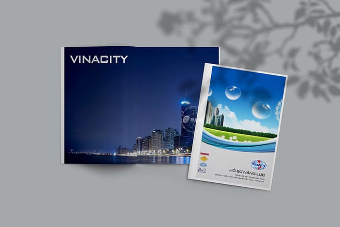 Thiết kế profile công ty xây dựng Vinacity