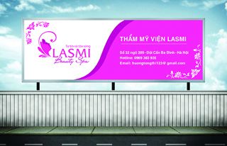 Biển quảng cáo thẩm mỹ viện Lasmi
