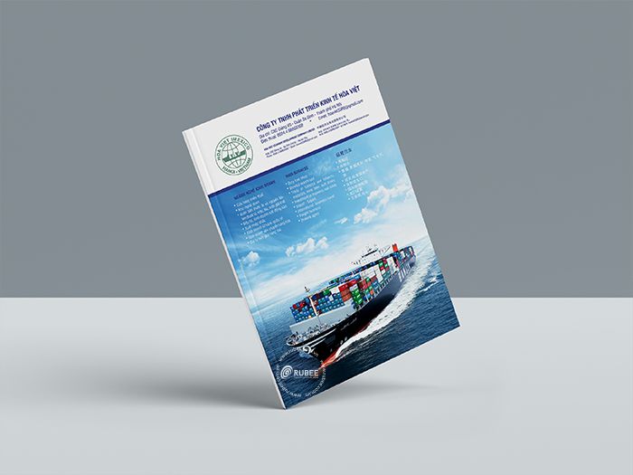 Brochure xuất nhập khẩu Hòa Việt trang bìa