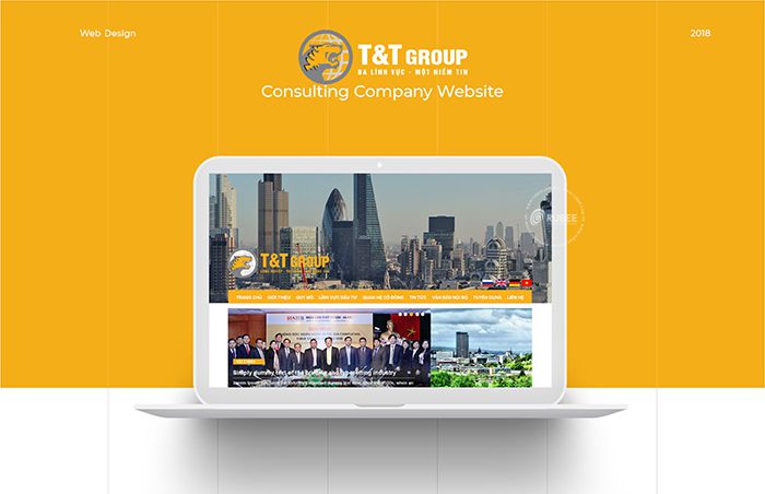 Thiết kế website T&T group