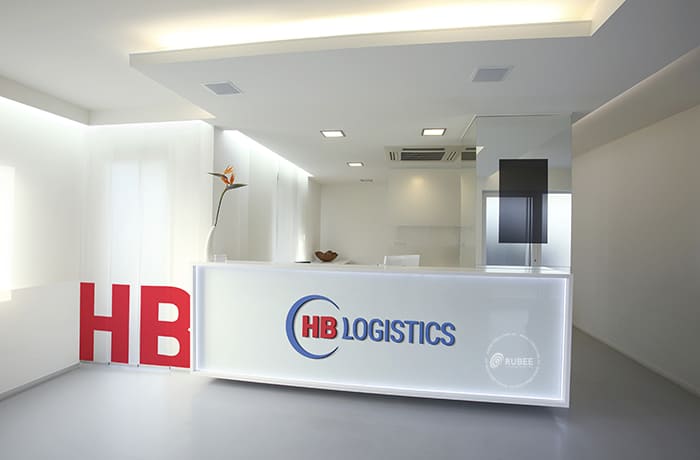 Logo công ty vận tải HB Logistics