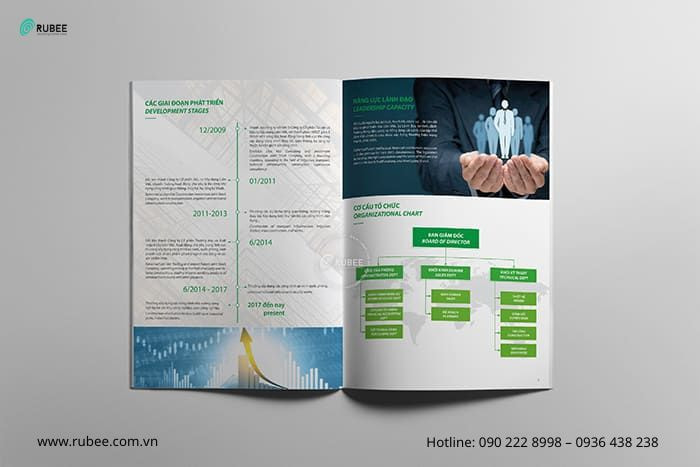 bố cục thiết kế profile