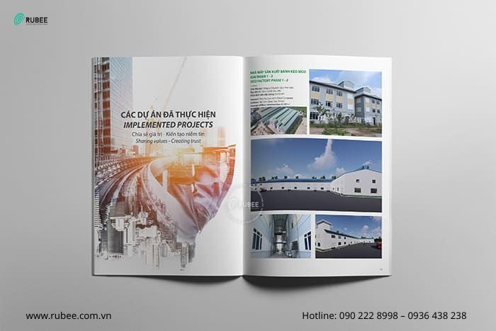 bố cục thiết kế profile