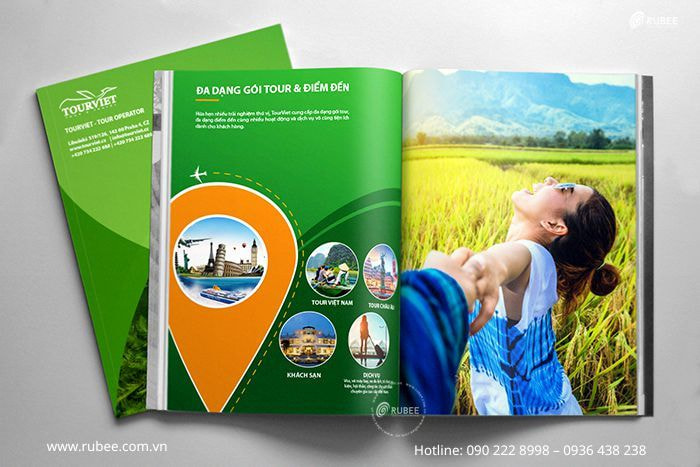 Mẫu thiết kế profile công ty du lịch