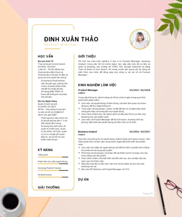Thiết kế profile cá nhân