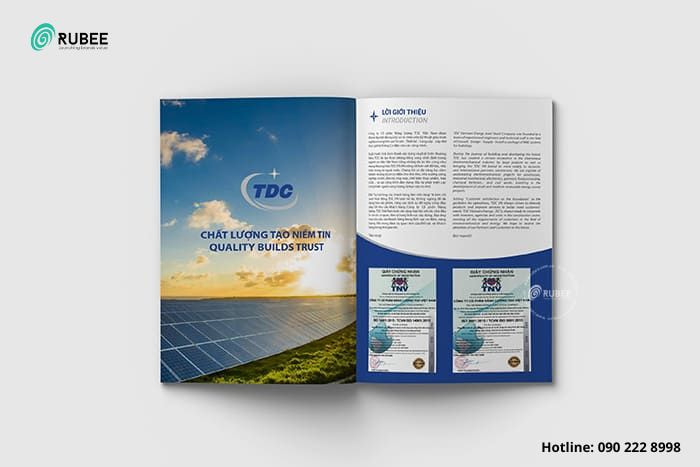 Thiết kế profile công ty tại Hà Nội