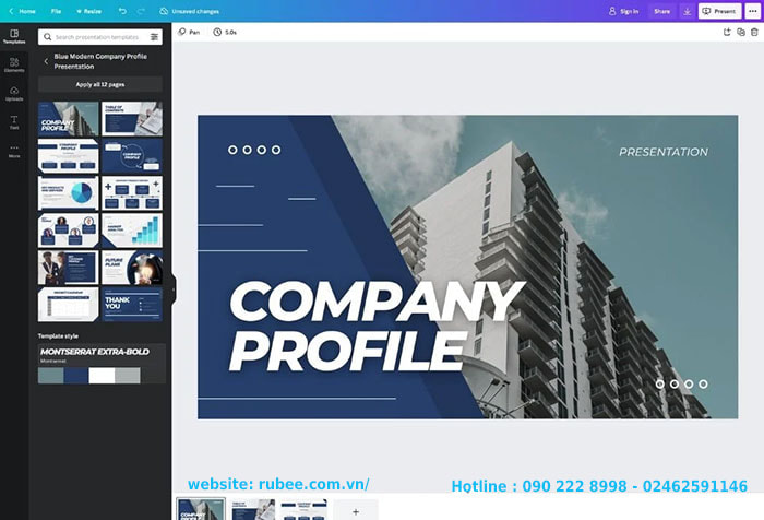 Thiết kế hồ sơ năng lực