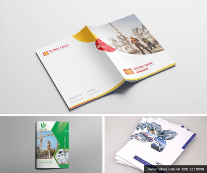 Thiết kế trang bìa hồ sơ năng lực xây dựng