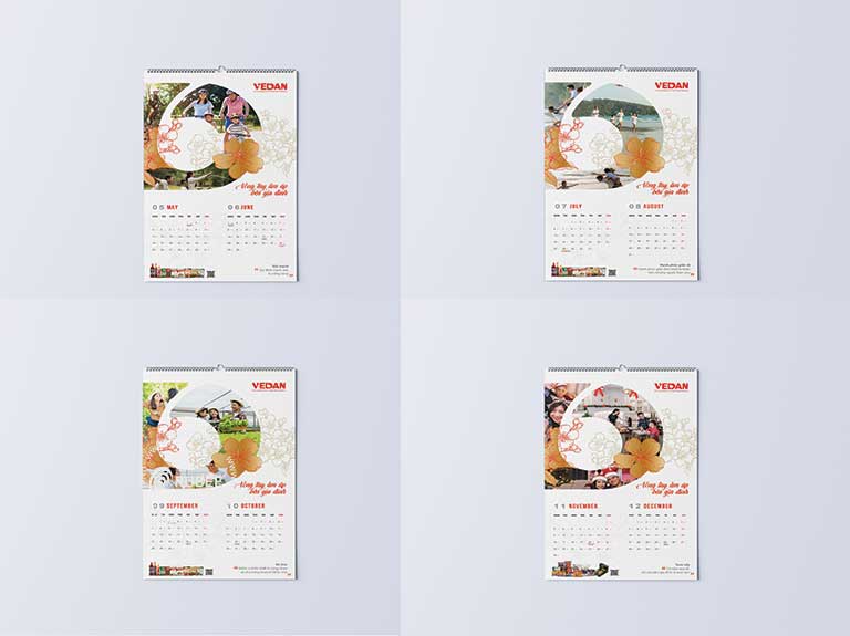 Lịch treo tường trang trong