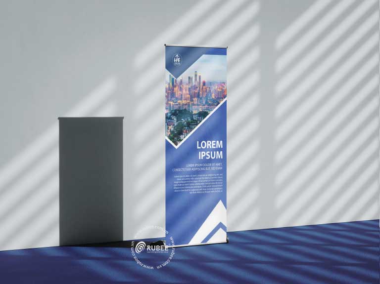 Standee quảng cáo công ty xây dựng Hồng Tín