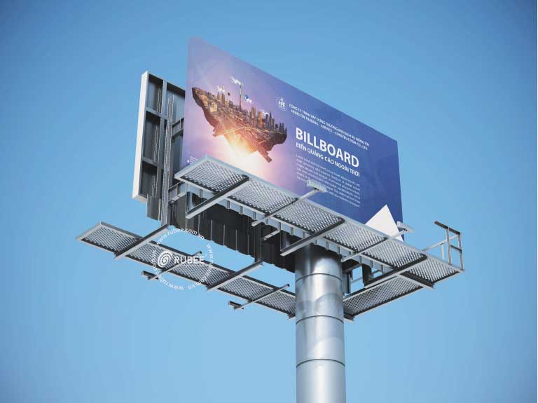 Biển quảng cáo công ty xây dựng Hồng Tín